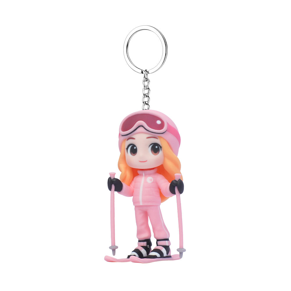 PrinYou custom photo keychain packaging – AI-generated concept rendering
