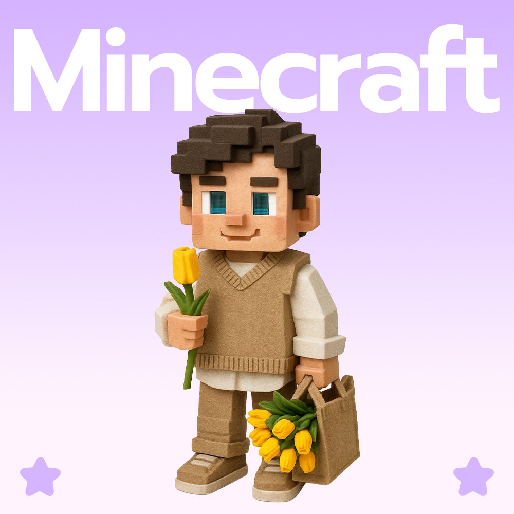 Custom Kids 3D Figurine from Photo packaging detail – AI-generated concept rendering