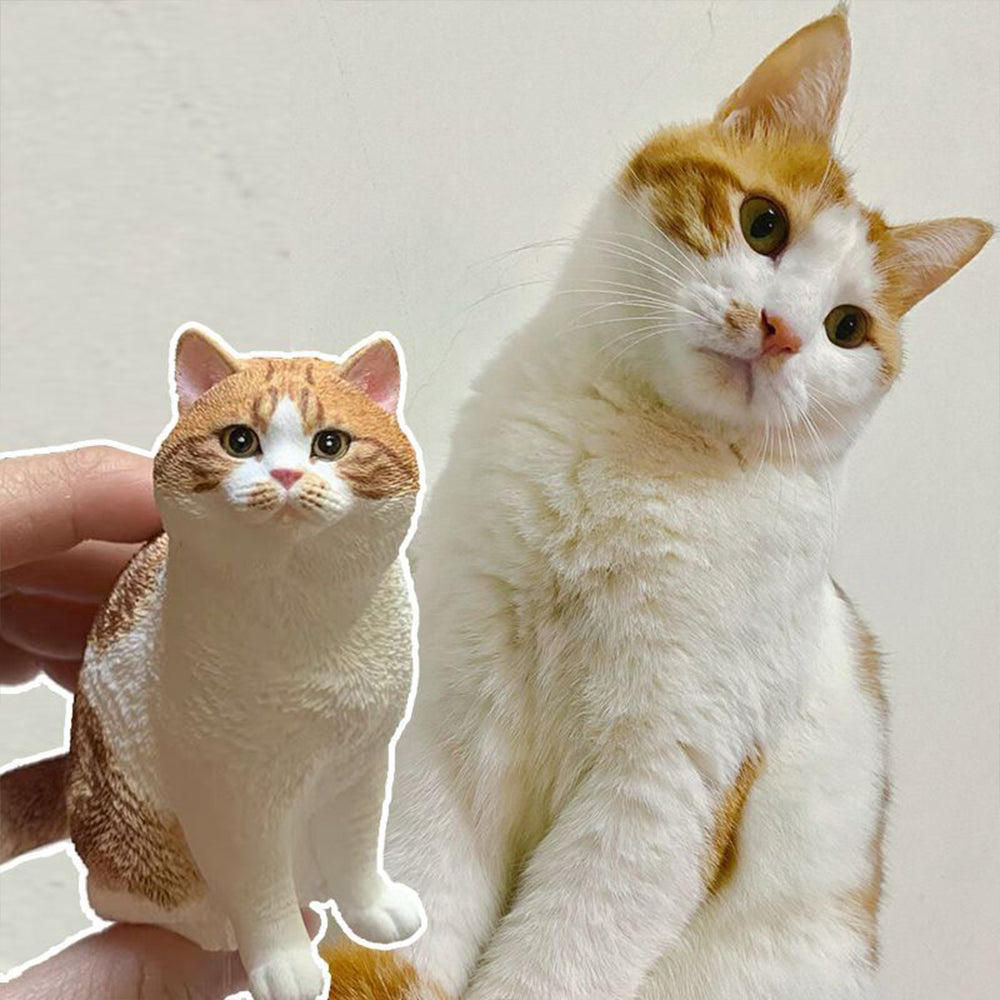 Custom 3D Pet Figurine from Your Photo display example