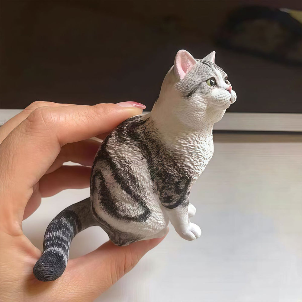 Custom 3D Pet Figurine from Your Photo finished keepsake angle