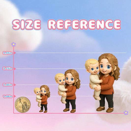 Personalized figurine gift for mom