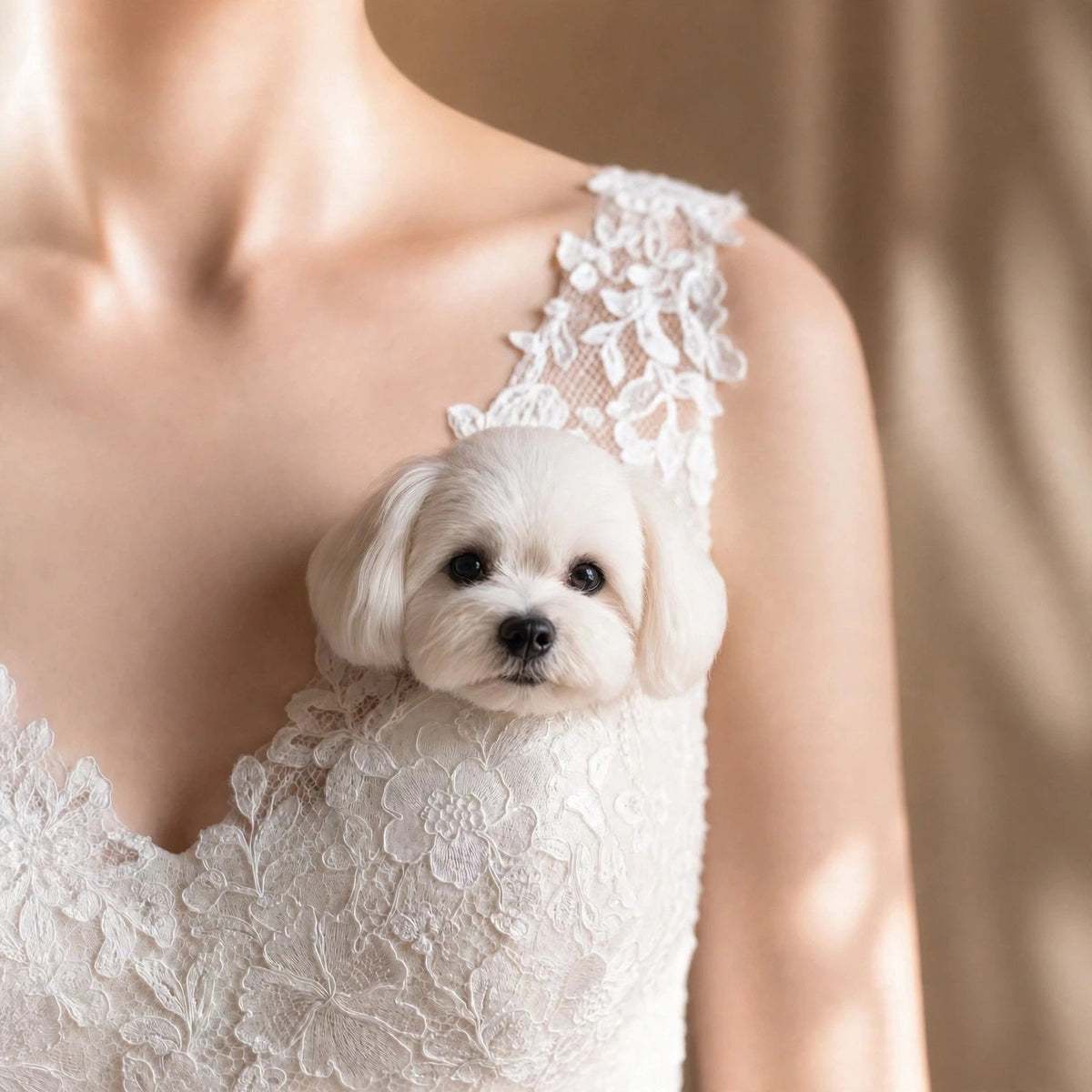 Custom needle felted wool pet face brooch and wedding wrist corsage