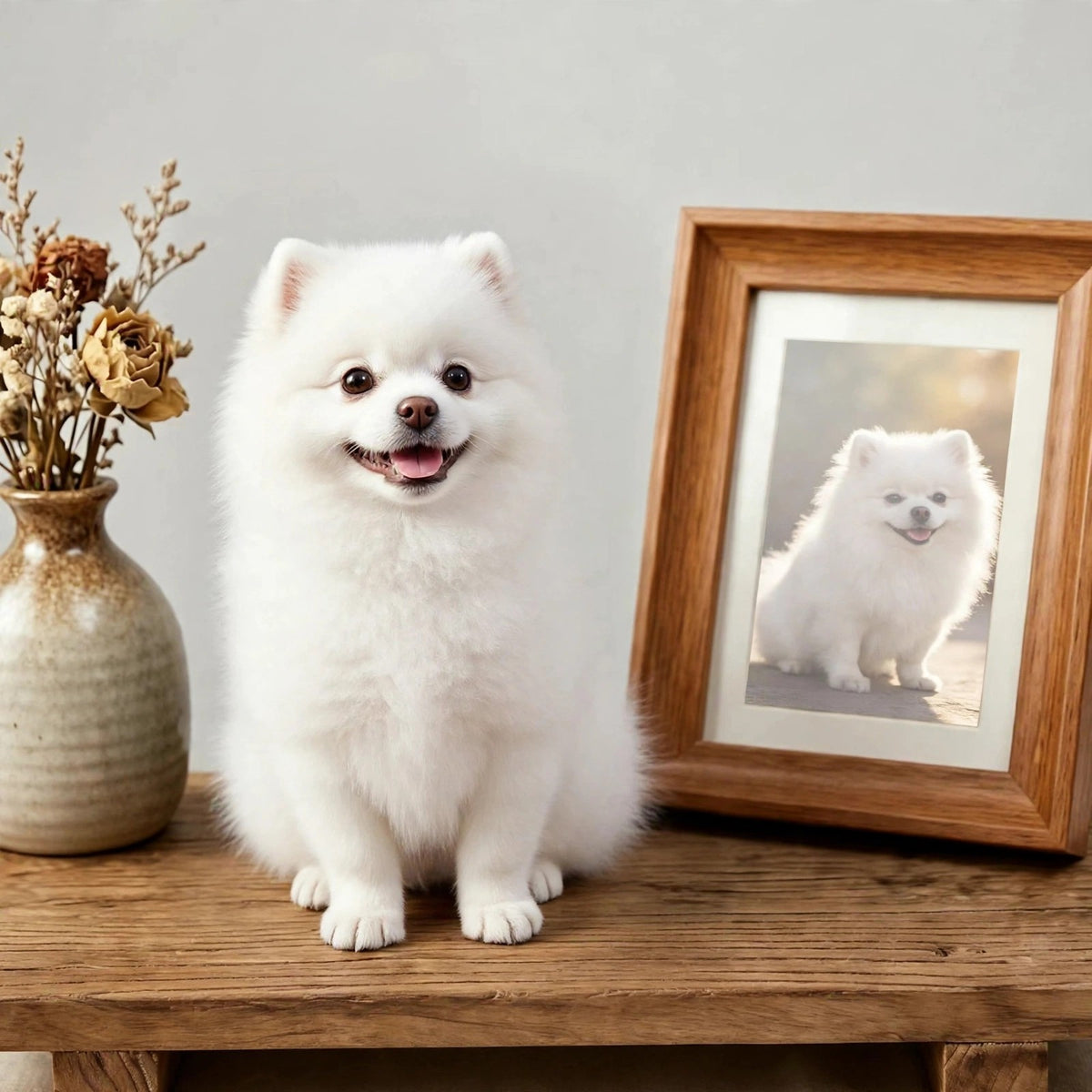 Custom needle felted wool pet figurine, full body replica from photo