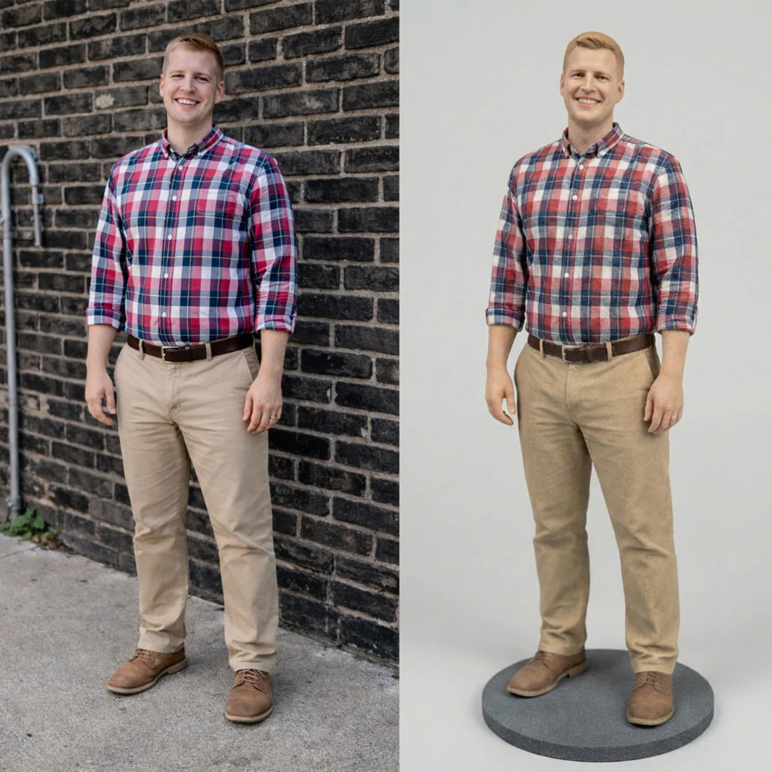 Custom 3D Selfie Figurine from Photo packaging detail