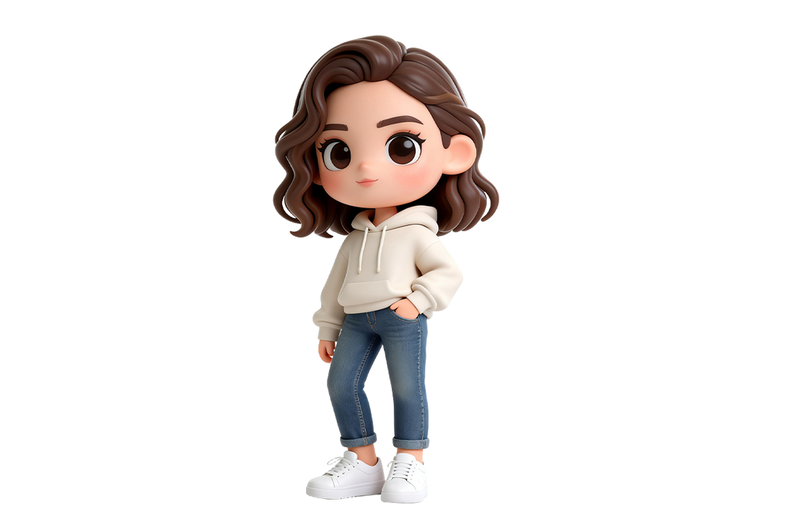 Custom 3D figurine and personalized keychain photo gift options