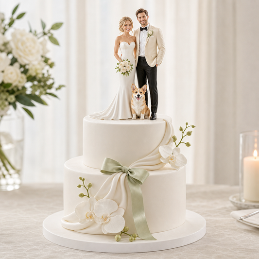 Custom 3D figurine made from one uploaded photo