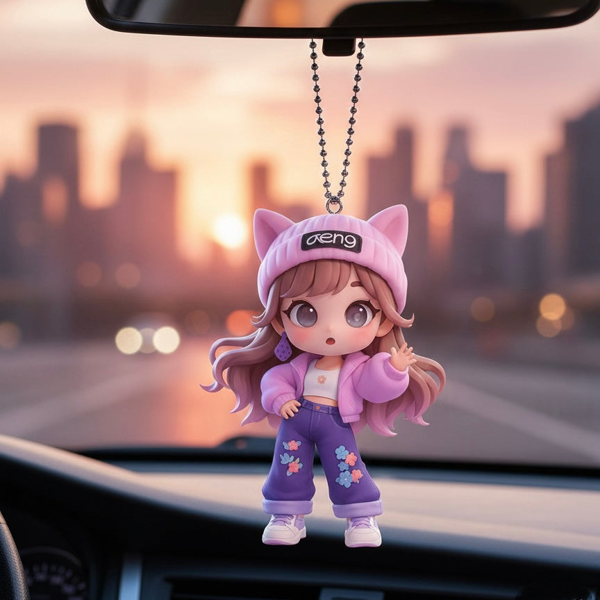 Car Hanging Photo Figurines: A Personalized Gift That Travels With You | PrinYou