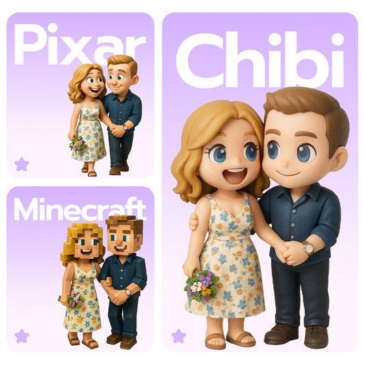 Personalized relationship keepsake figurine