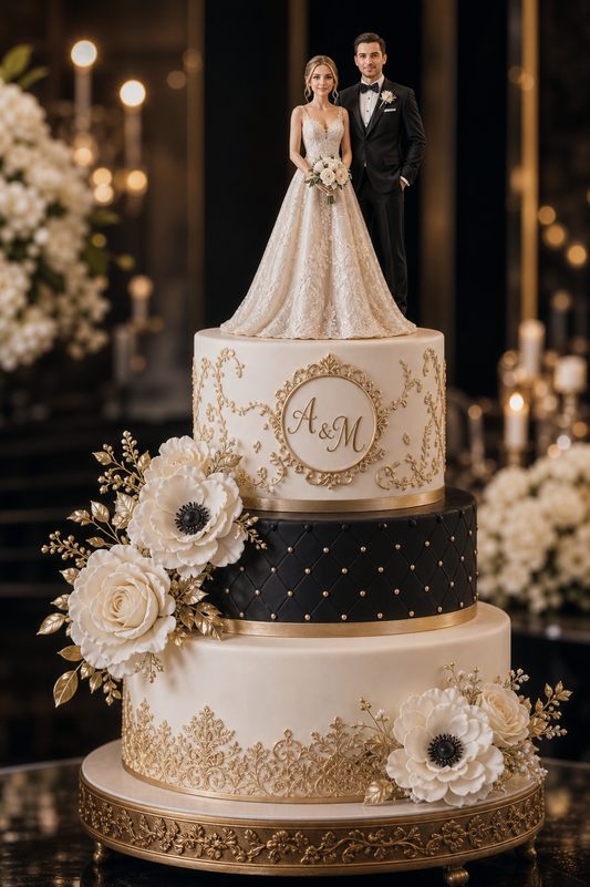 Denver wedding cake studio custom topper opportunity
