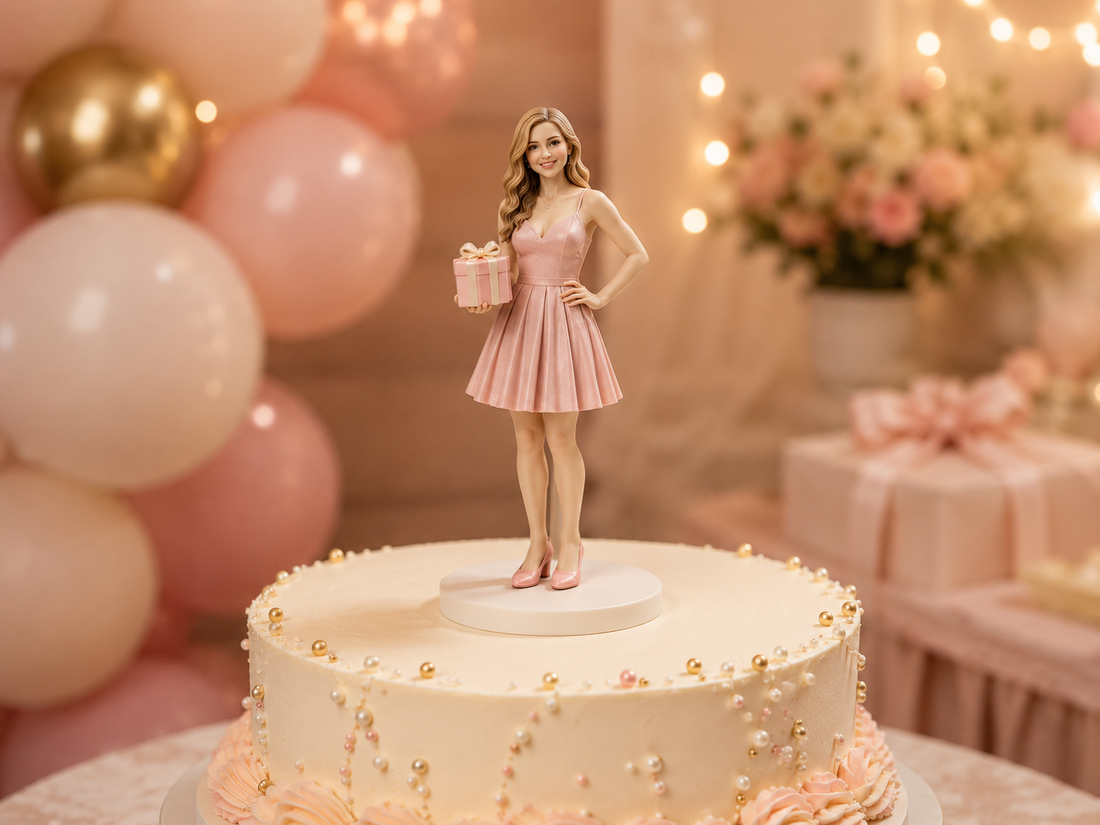Clear photo reference for a custom 3D figurine