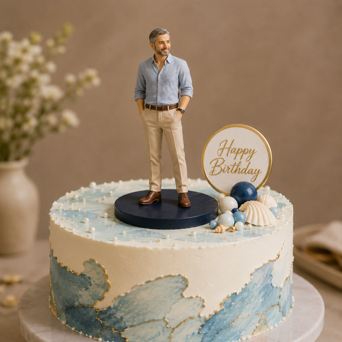 Phoenix birthday cake studio figurine topper opportunity