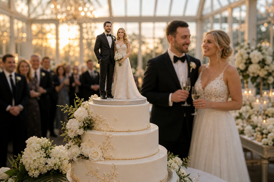Helping Miami Wedding Photography Studios Add a Premium Keepsake Upsell wedding cake topper image