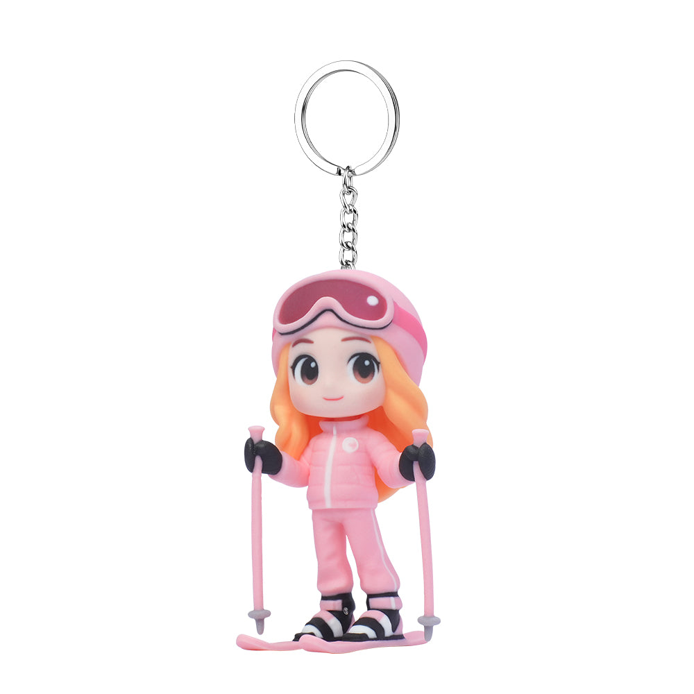 Custom 3D Figure Keychain from Photo family keepsake example