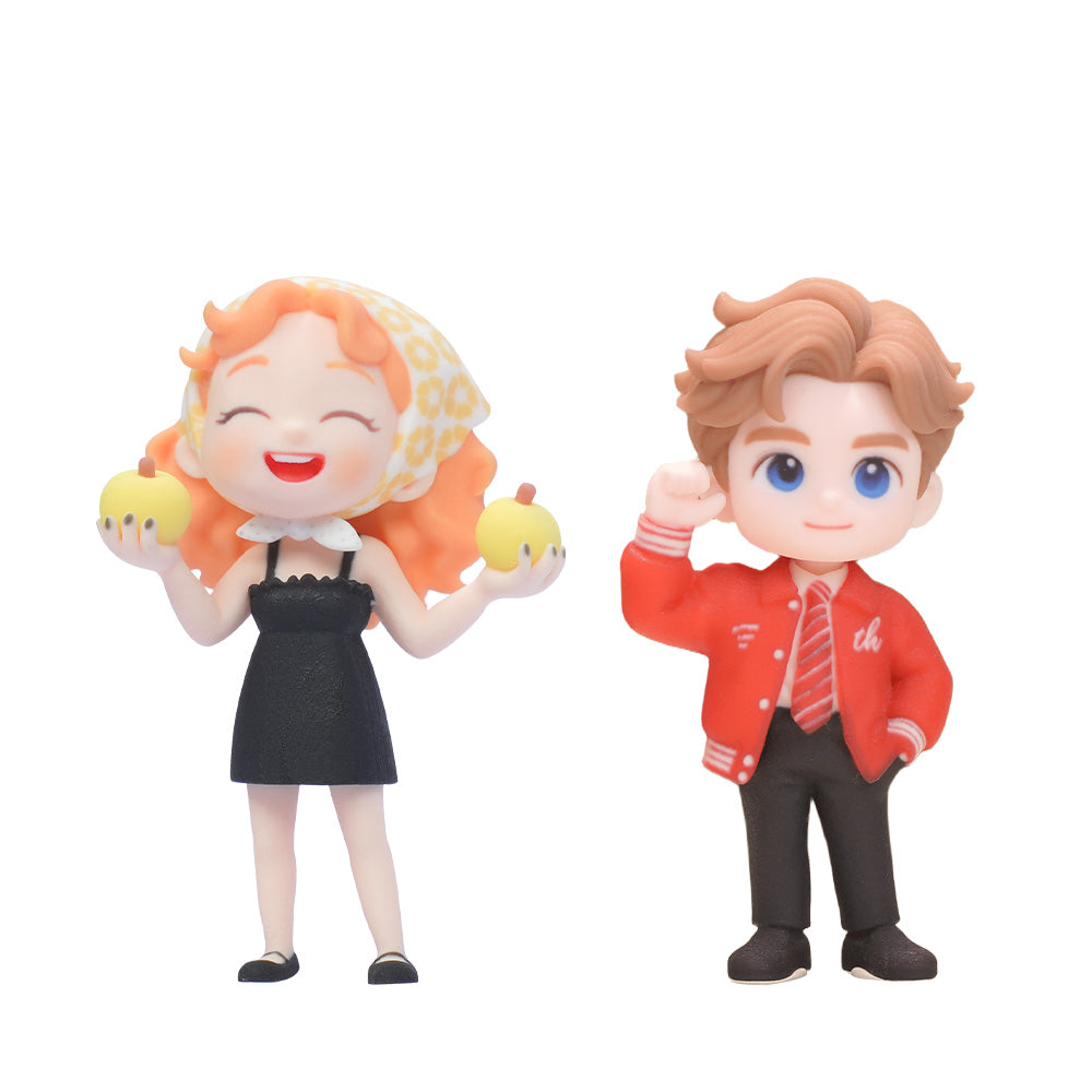 Custom 3D Couple Figurine from Photo wedding display example