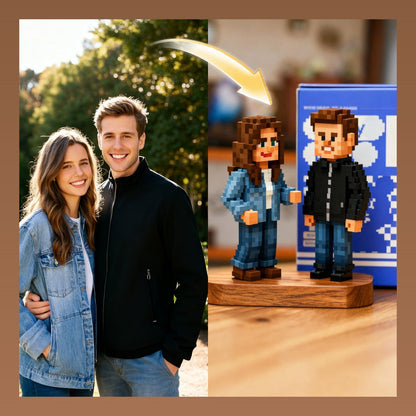 Custom 3D Couple Figurine from Photo birthday gift example