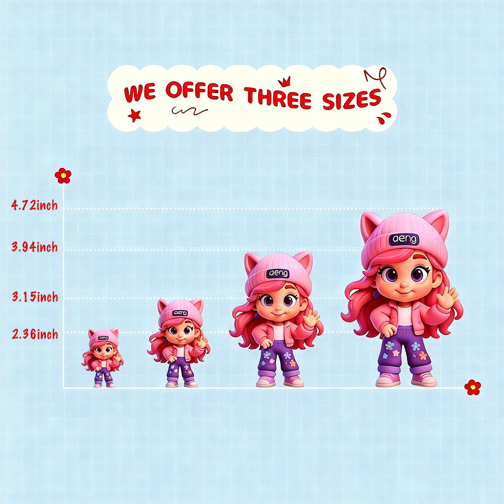 Small custom 3D figurine from photo customer example seven
