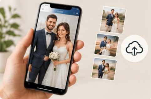 PrinYou upload your photos from your phone to order a custom 3D figurine