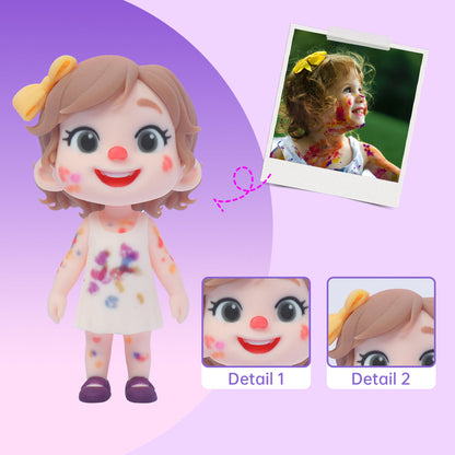 Custom Cartoon Style Doll from Photo display example