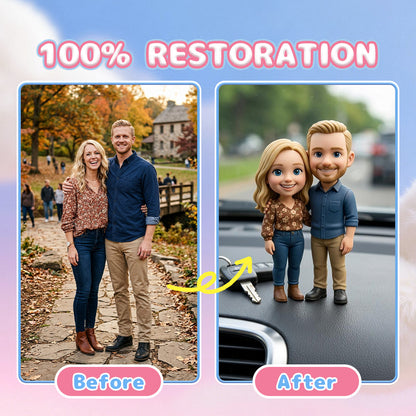 Wedding couple action figure keepsake
