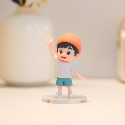 Custom Kids 3D Figurine from Photo pet keepsake example
