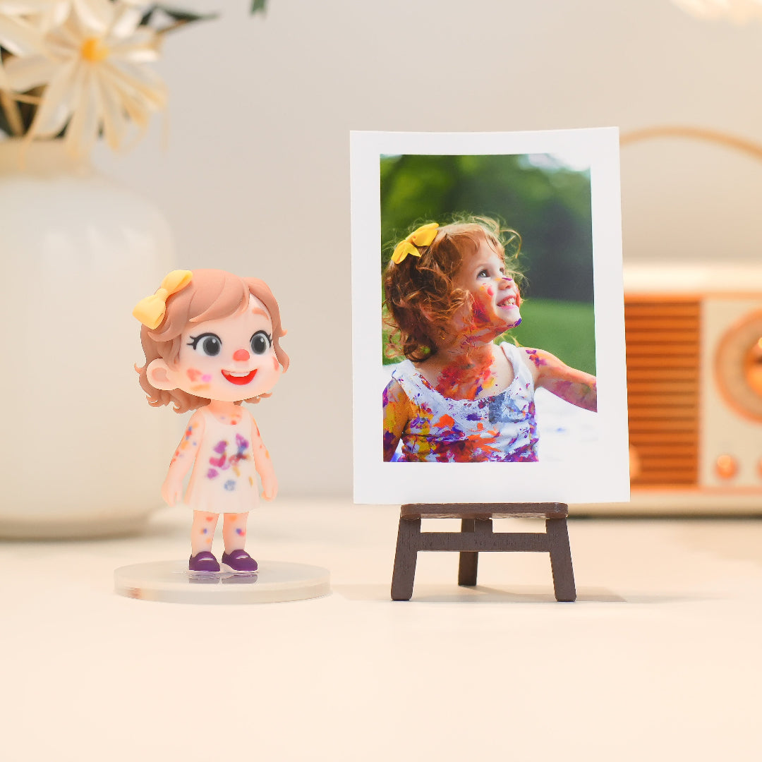 Custom Kids 3D Figurine from Photo birthday gift example