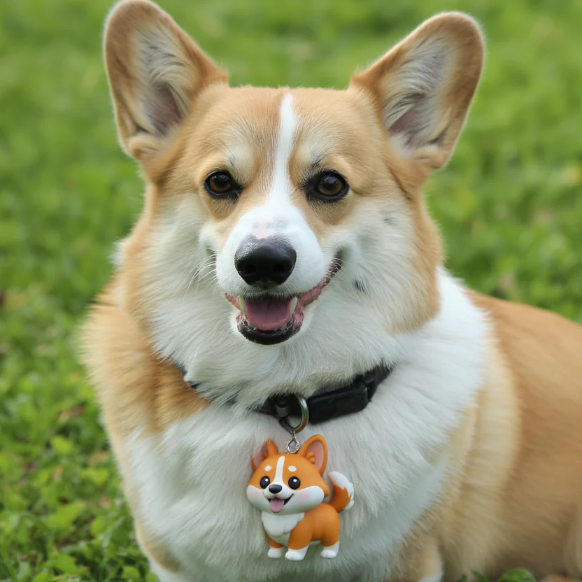Custom 3D Pet Figure Keychain from Photo personalized gift example