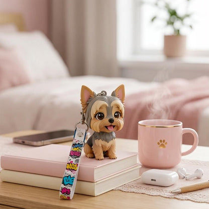 Custom 3D Pet Figure Keychain from Photo hand-finished detail