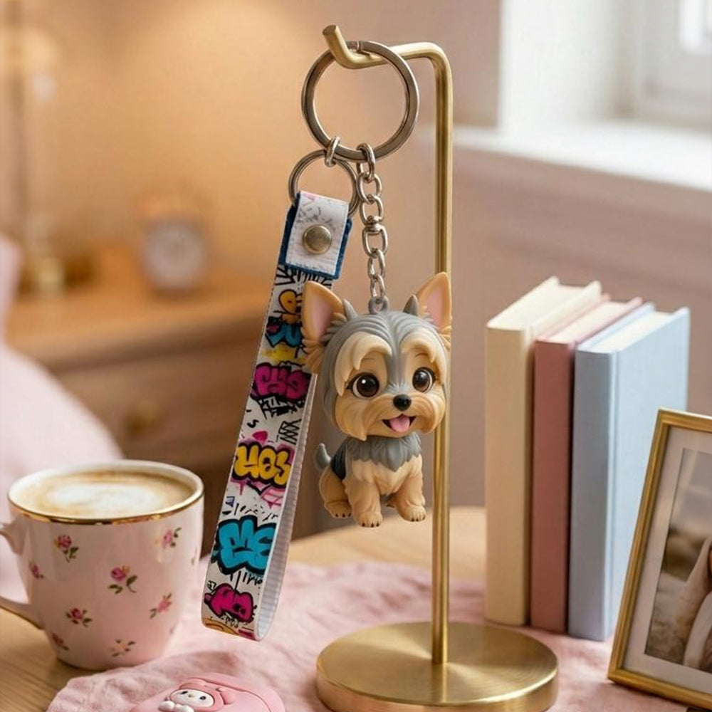 Custom 3D Pet Figure Keychain from Photo packaging detail