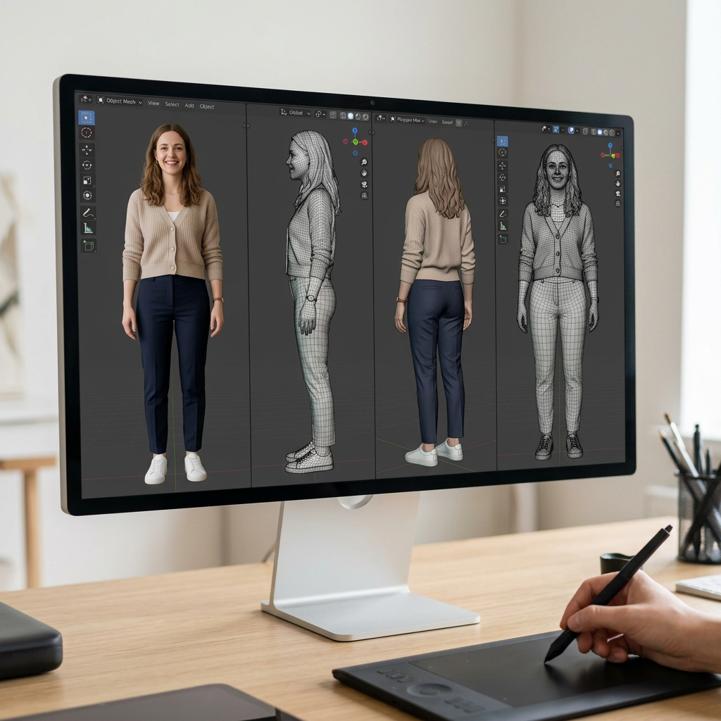 Step 2 - 3D Turnaround Digital Model Proof