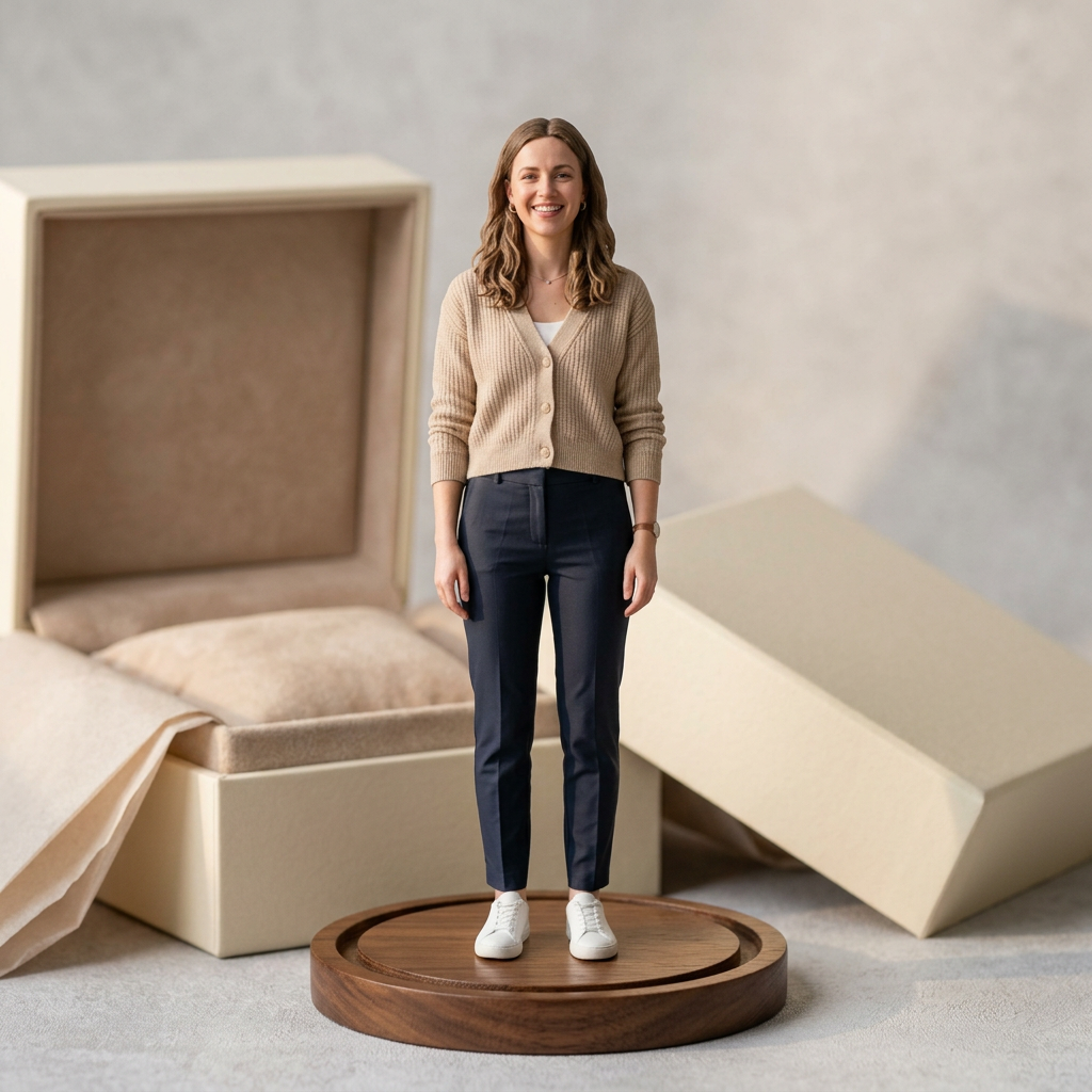 Step 3 - Handcrafted Full-Body Figurine with Luxury Gift Box