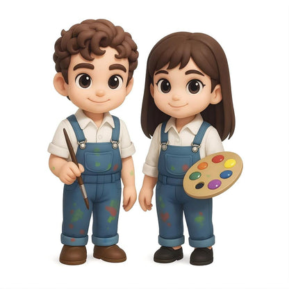 Custom 3D Action Figure with Display Case premium finish detail – AI-generated concept rendering